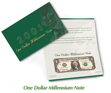 2001 $1 Millennium Notes
