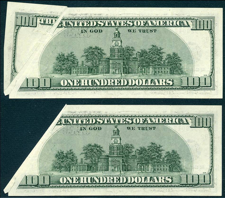 1996 $100 Federal Reserve Error Note